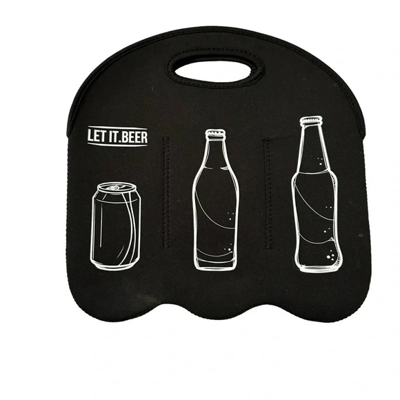 6 Pack Bottle Carrier Insulated Neoprene Beer Bottle Holder for Travel - Picture 2 of 4